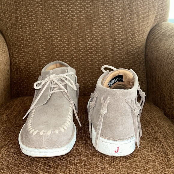 Fringe Leather Justin Teepee Boots - Picture 3 of 6